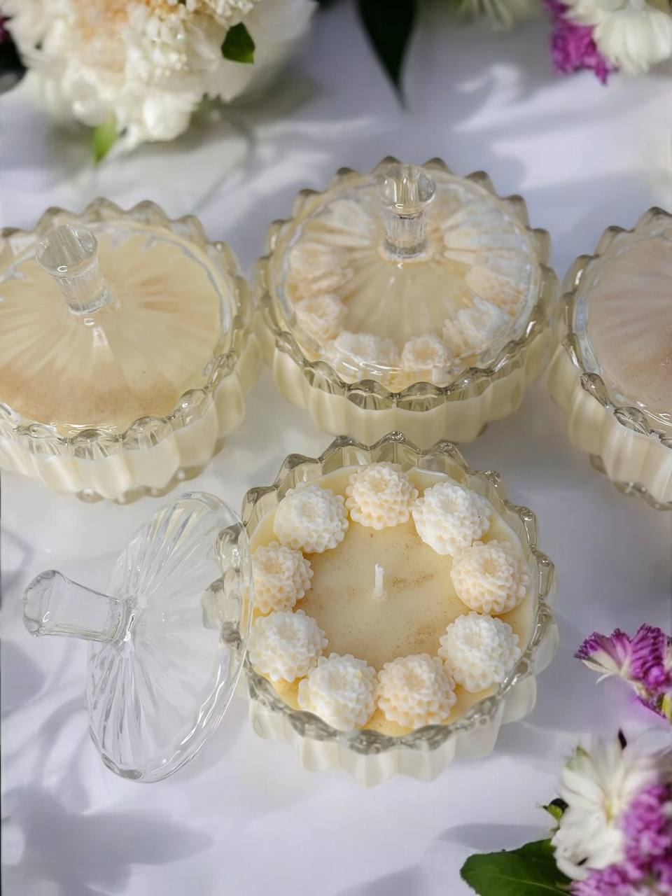 соєво-кокосова аромасвічка без парафіну