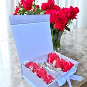 Подарункова коробка White Rose зі свічками та room spray