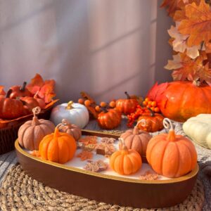 Ароматизована свічка Pumpkin Spice для затишного осіннього вечора