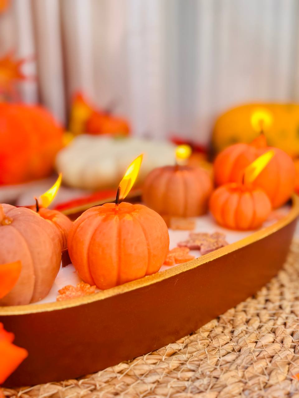 Свічка Pumpkin Spice з тривалим горінням понад 80 годин