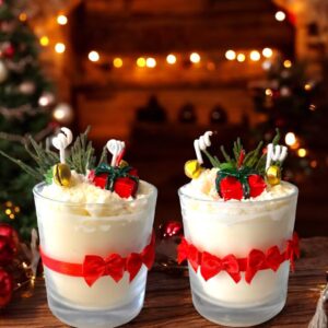 Ароматична різдвяна свічка Christmas Heart у скляному стакані Velvet Noire