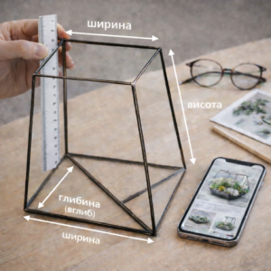 флораріум на замовлення з індивідуальними розмірами