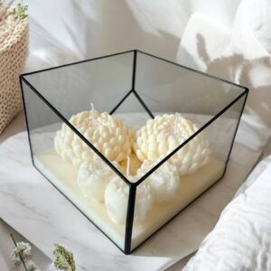 Аромасвічка Gentle у скляній тарі з рівним горінням