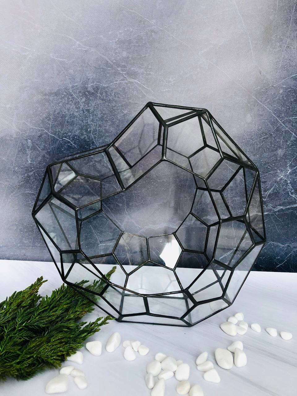 Декоративний флораріум Серце для створення індивідуальної композиції