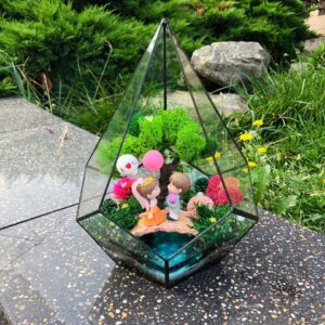 флораріум Love on the Bridge ручної роботи з італійського скла