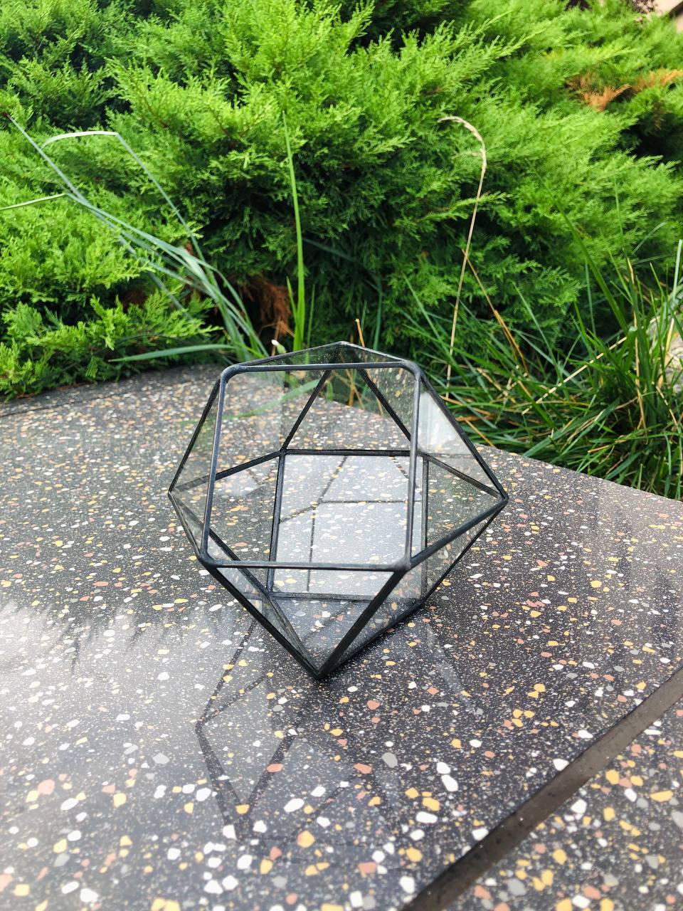 сферичний флораріум у техніці Tiffany з італійського скла