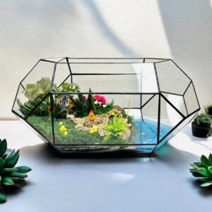 Дизайнерський флораріум з сукулентами як подарунок для інтер’єру