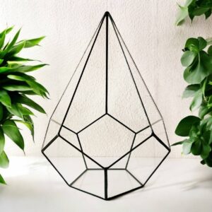 Деталі флораріума «Крапля» — пайка металом у техніці Тіффані