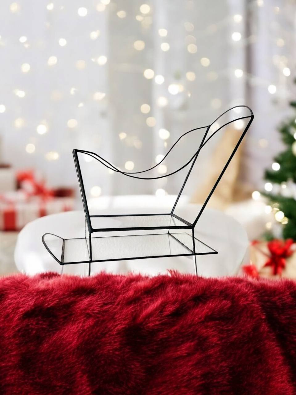 пустий флораріум Сані Санта Клауса зі скла