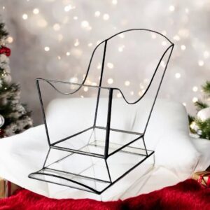 флораріум у формі саней для декору інтерʼєру