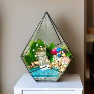 Флораріум зі стабілізованим мохом «Love is…» 33×26 см