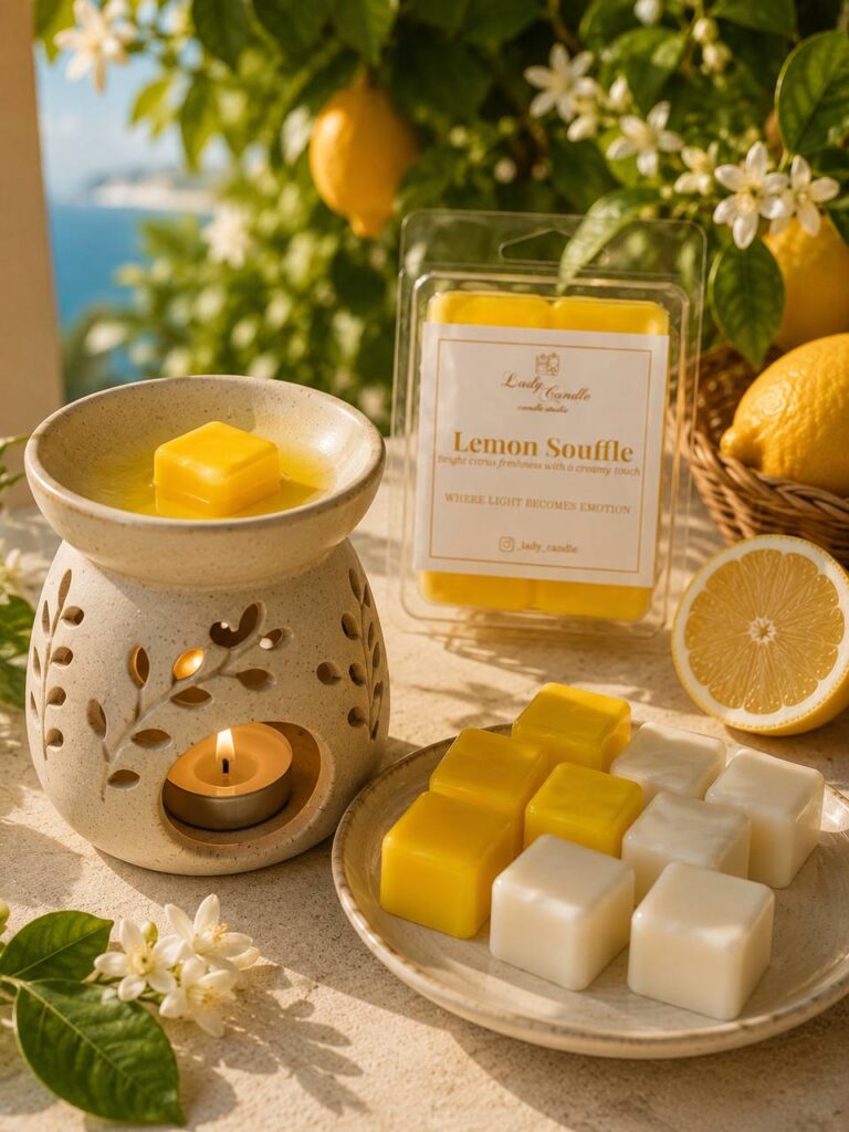 Ароматичні мелти «Lemon Soufflé», жовті