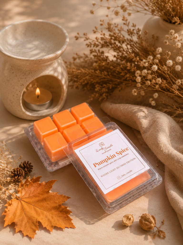 Ароматичні мелти Pumpkin Spice від Velvet Noire у подарунковій упаковці