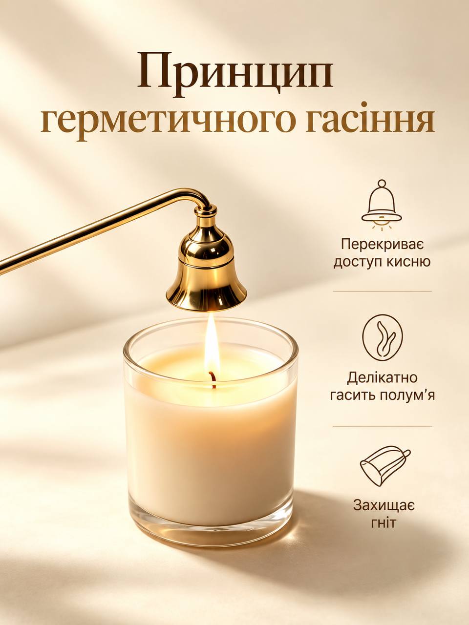 Гасник для свічок - Зображення 2